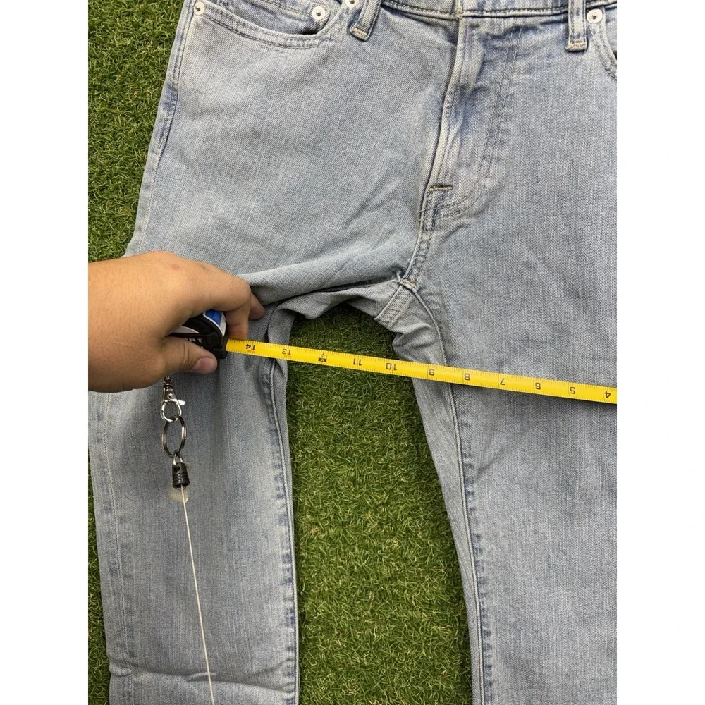 Abercrombie & Fitch Jeans Mens 30x30 Felix Super Slim Stretch Light Wash Denim